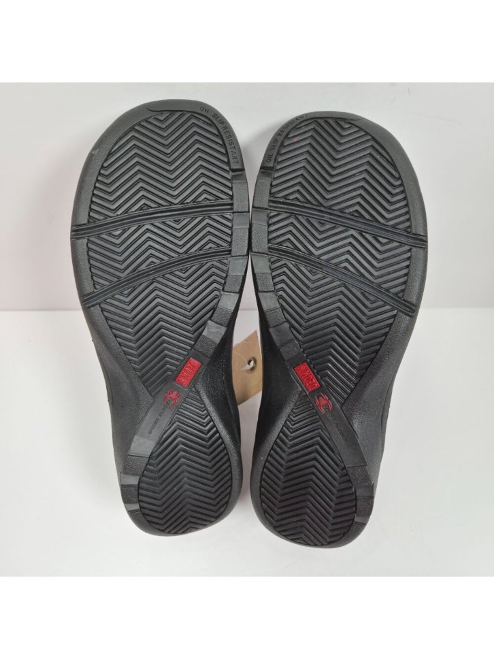 Mozo Forza Oil Slip Resistant Traction Women's Black Leather Clog US Sz 7.5 NWT - Picture 7 of 8